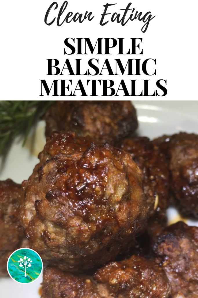Healthy Balsamic Meatballs