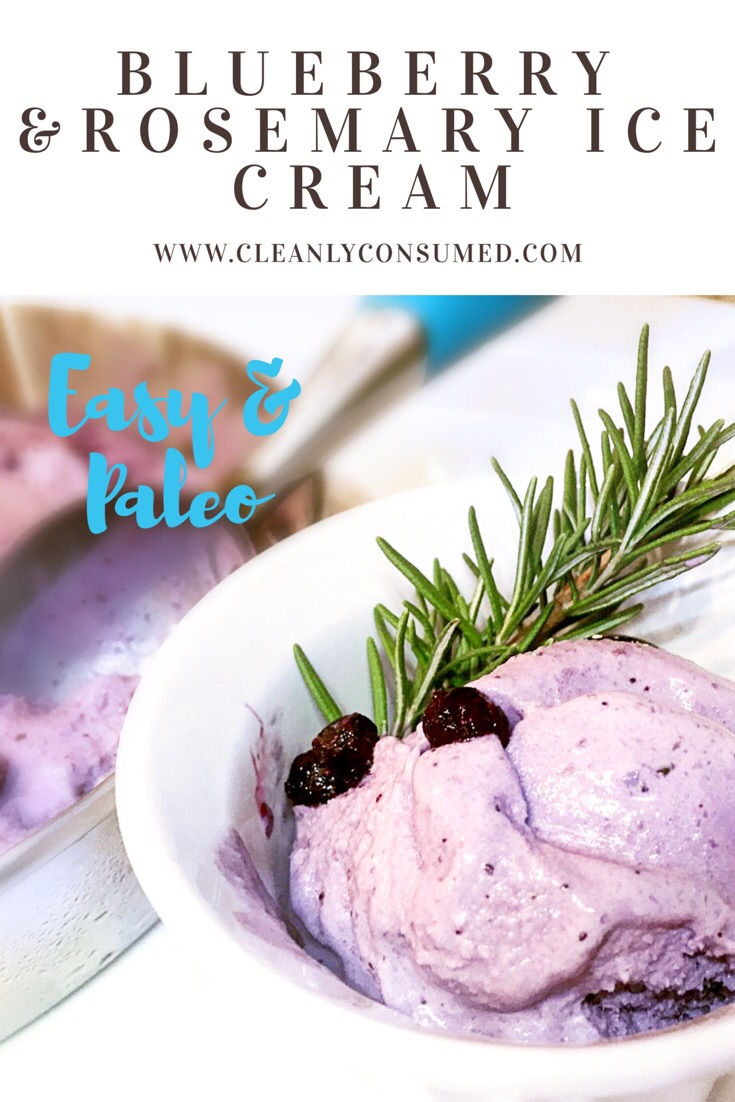What to do with an overgrown Rosemary Bush? Make Paleo Ice Cream & Lemon Rosemary Chicken Thighs! They just go togeher perfectly. Supportive ingredients = Happiness 