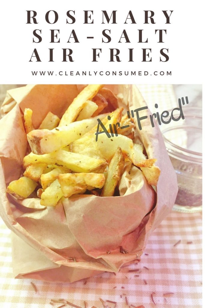 1 Tablespoon of Olive Oil puts "fries" back on the clean eating menu!