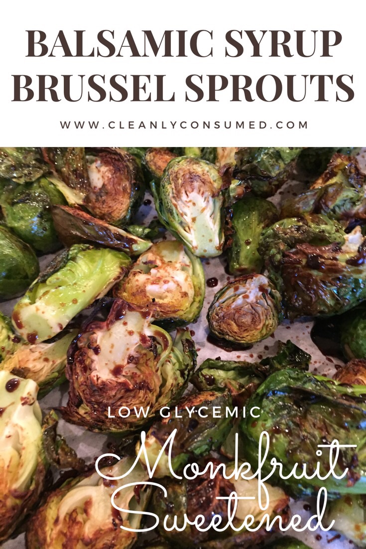 Thanks to Monkfruit Sweetener you can be proud to eat your Brussel Sprouts! Low Glycemic paired with a leafy green- they just work together.