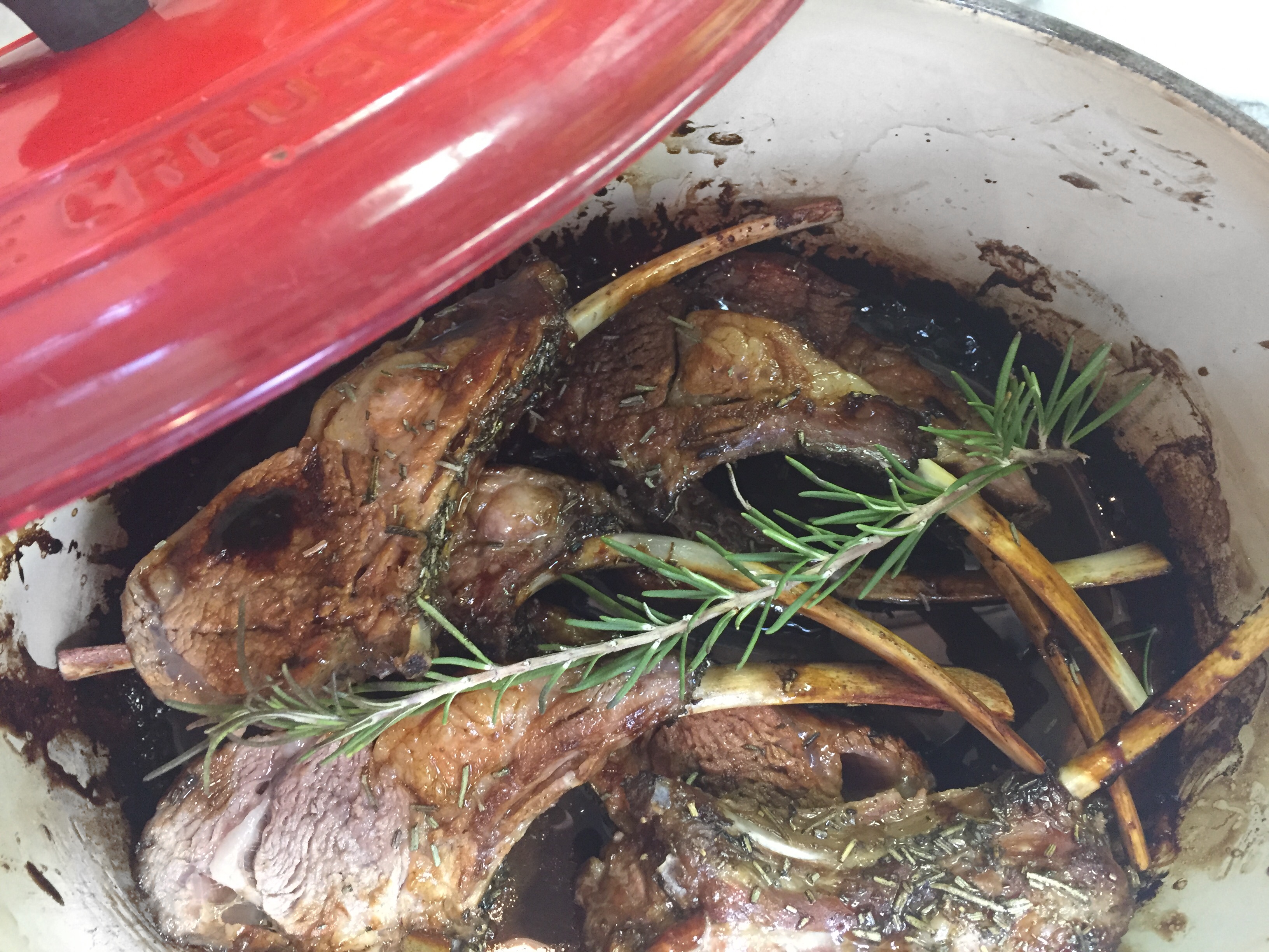 Molasses and Rosemary Lambchops