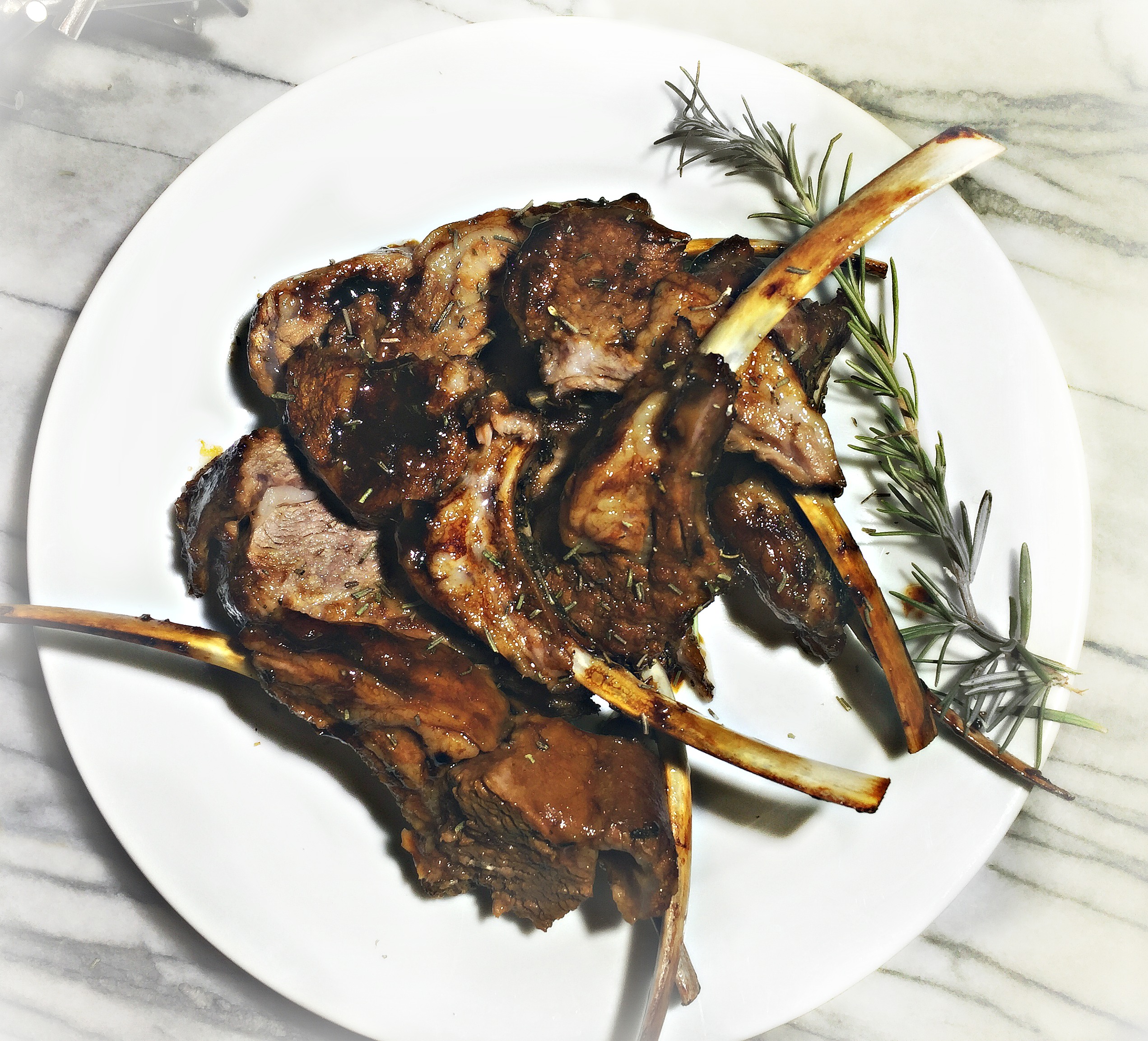 Molasses and Rosemary Lambchops