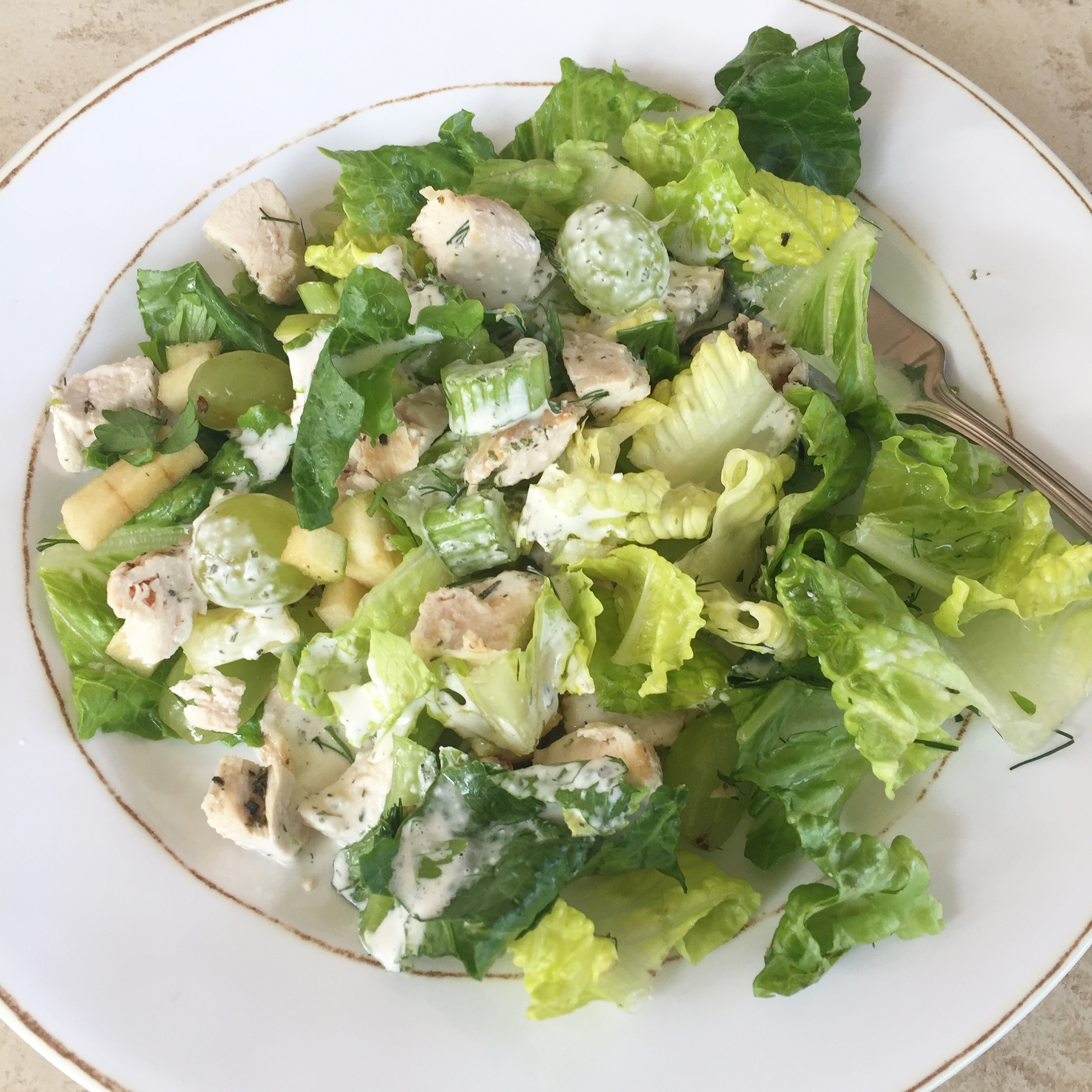 Clean Eating Chicken Salad with Paleo Ranch Dressing