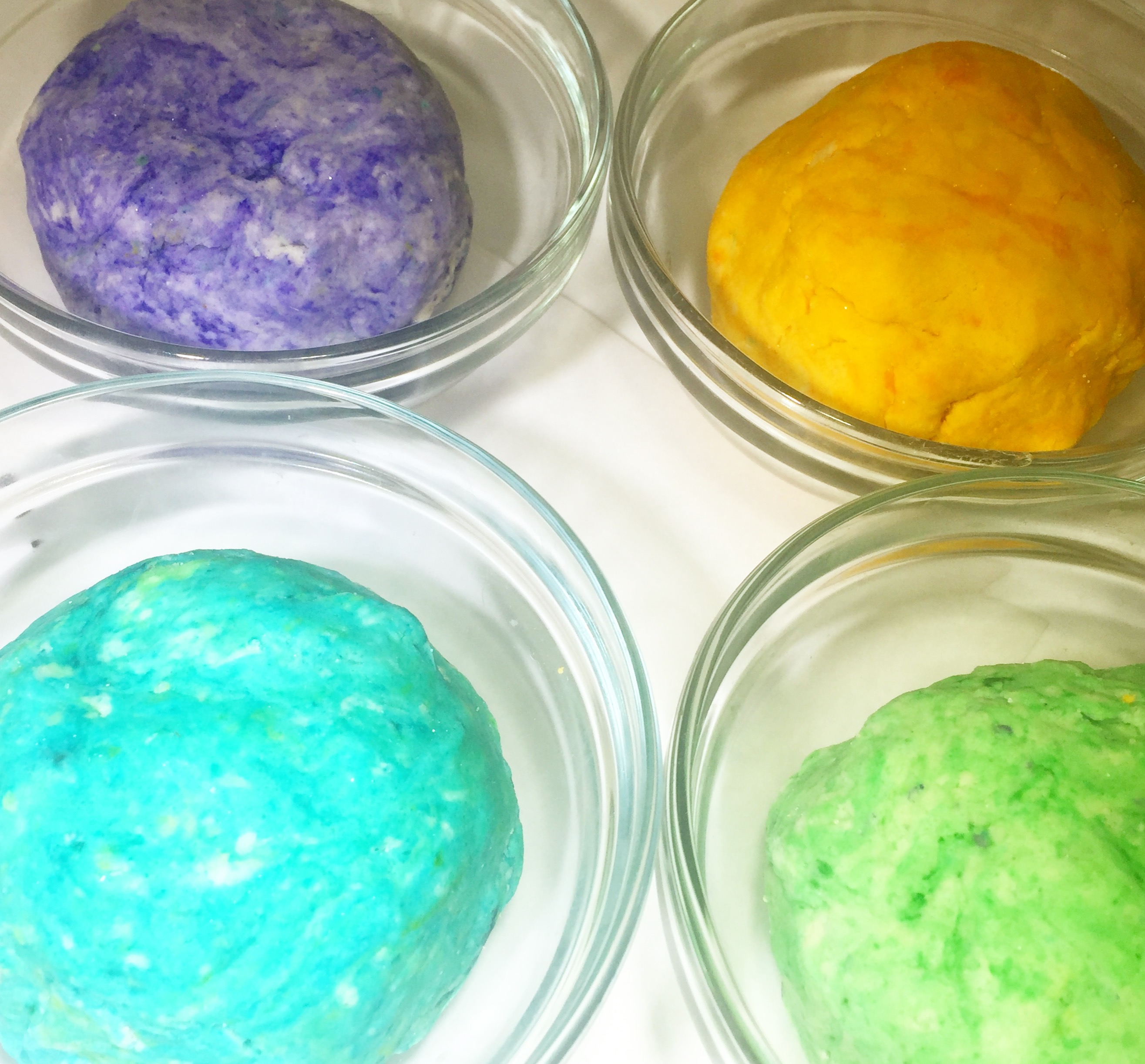 DIY Sensory Playdough Essential Oils