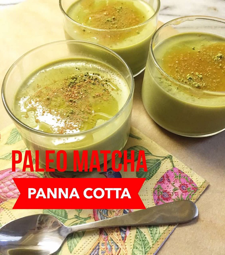 Cleanly Consumed Matcha Panna Cotta