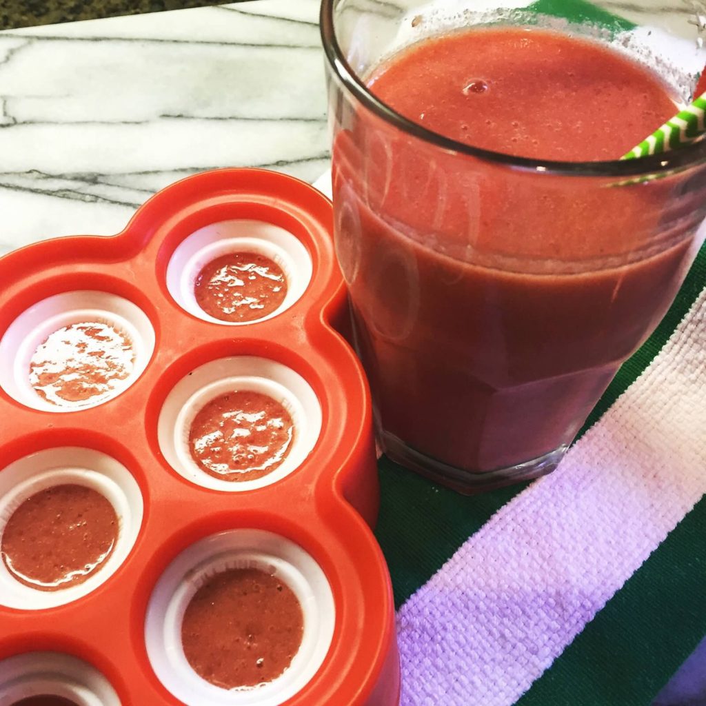 Watermelon Smoothie Pops