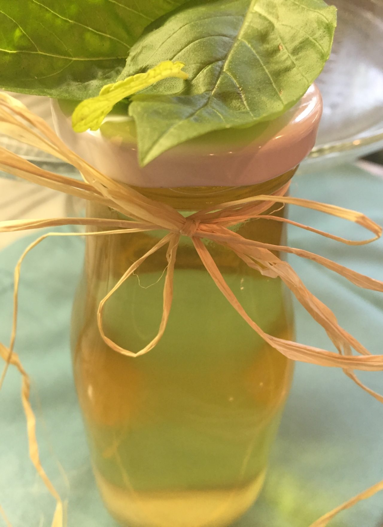 Basil Mint Simple Syrup- Low Glycemic Option