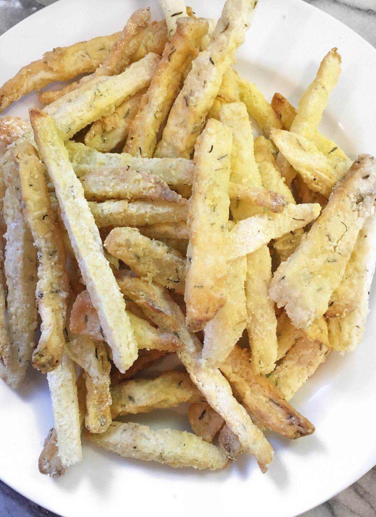 Thyme for Air-Fried Jicama Fries… a healthier recipe