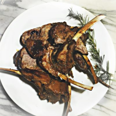 Molasses and Rosemary Lambchops