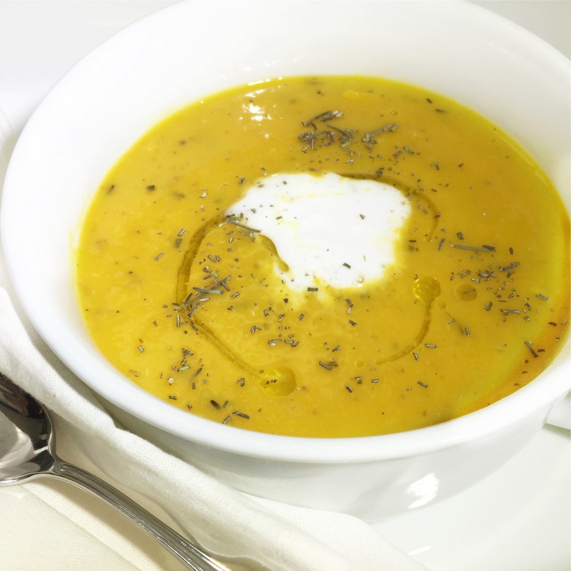 Roasted Squash & Pear Soup