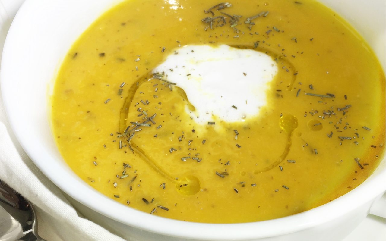 Roasted Squash & Pear Soup