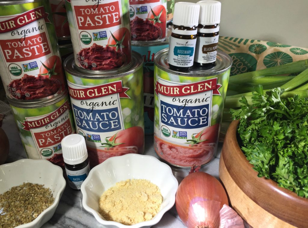 Pasta Gravy Ingredients Cleanly Consumed