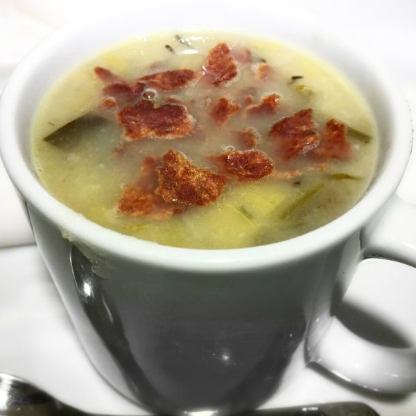 Creamy Potato Leek Soup- Paleo and Clean
