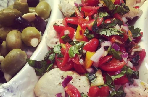 Bruschetta Chicken Cleanly Consumed