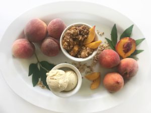 Healthy Peach Dessert